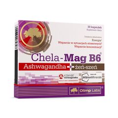 Chela-Mag B6 Ashwagandha + Żeń-Szeń suplement diety, 30 kaps./1 opak._2