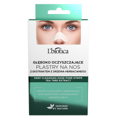 L'biotica Tea Tree Extrac oczyszczające plastry na nos na noc, 3 szt./1 opak._1