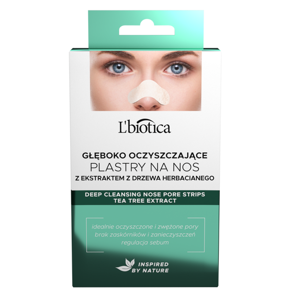 L'biotica Tea Tree Extrac oczyszczające plastry na nos na noc, 3 szt./1 opak._1