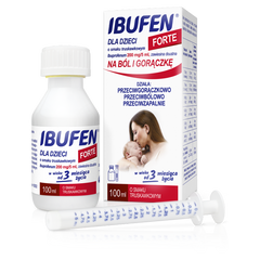 Ibufen Forte zawiesina doustna o smaku truskawkowym dla dzieci, 100 ml_1