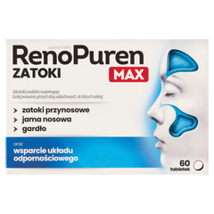 Renopuren Zatoki Max suplement diety, 60 tabl./1 opak._1