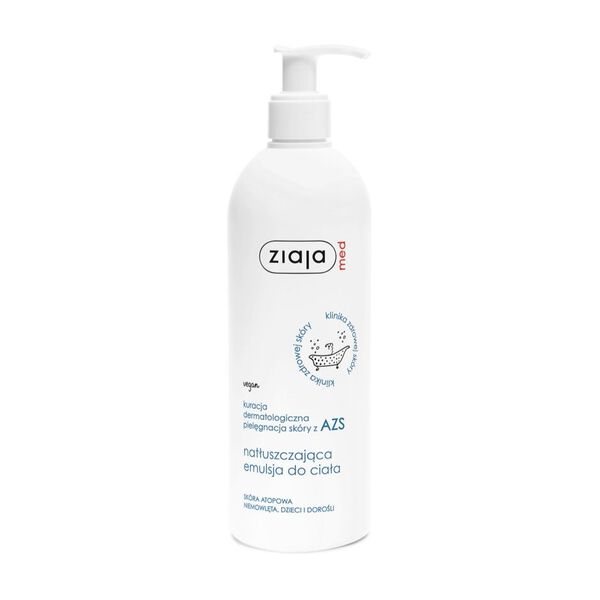 Ziaja med Kuracja dermatologiczna natłuszczająca emulsja do ciała dla skóry atopowej, 400 ml_1
