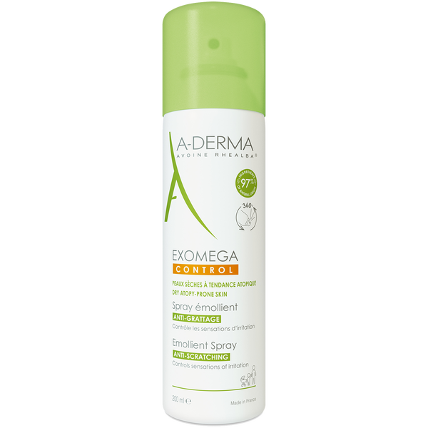 A-Derma Exomega Control spray przeciw drapaniu do twarzy i ciała, 200 ml_1