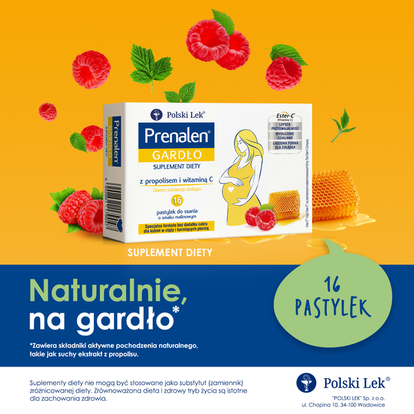 Prenalen Gardło tabletki do ssania, 16 tabl./1 opak._4