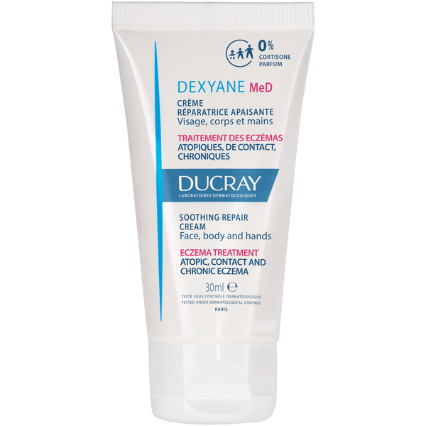 Ducray Dexyane wyrób medyczny: kojąco-regenerujący krem do twarzy, 30 ml_1
