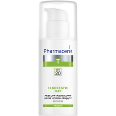 Pharmaceris T Sebostatic przeciwtrądzikowy krem normalizujący SPF20 do twarzy, 50 ml_1