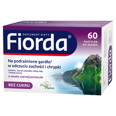 Fiorda pastylki do ssania o smaku czarnej porzeczki, 60 szt./1 opak._1