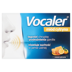 Vocaler Miód Cytryna pastylki, 12 szt./1 opak._1