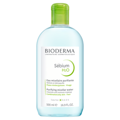 Bioderma Sébium H2O woda micelarna do oczyszczania twarzy i zmywania makijażu, 500 ml_1