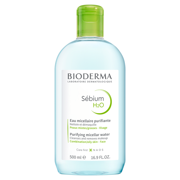 Bioderma Sébium H2O woda micelarna do oczyszczania twarzy i zmywania makijażu, 500 ml_1