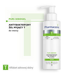 Pharmaceris T Puri-Sebogel antybakteryjny żel myjący do twarzy, 190 ml_2
