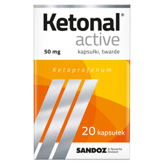 Ketonal Active kapsułki twarde 50 mg, 20 kaps./1 opak._1