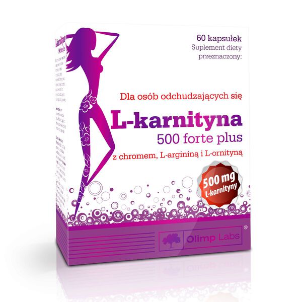L-Karnityna Forte Plus suplement diety o smaku wiśniowym, 80 kaps./1 opak._2