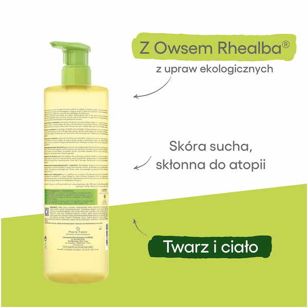 A-Derma Exomega Control olejek emolient pod prysznic, 750 ml_3
