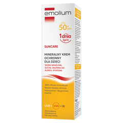 Emolium Suncare mineralny krem ochronny do twarzy SPF50+, 50 ml_1