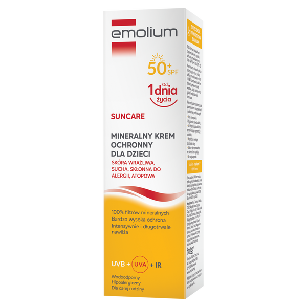Emolium Suncare mineralny krem ochronny do twarzy SPF50+, 50 ml_1