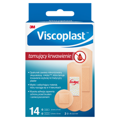 VISCOPLAST Zestaw  tamujący krwawienie plastry, 14 szt./1 opak._1