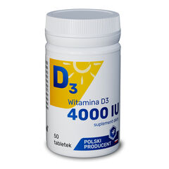 Witamina D3 4000 IU suplement diety, 50 tabl./1 opak._1