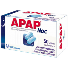 Apap Noc tabletki powlekane, 50 tabl./1 opak._1