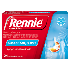 Rennie tabletki do ssania, 24 szt._1