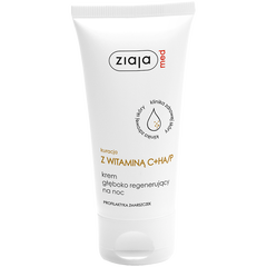 Ziaja med Kuracja z Witaminą C+HA/P krem głęboko regenerujący do twarzy na noc, 50 ml_1