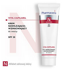 Pharmaceris N Vita-Capilaril krem nawilżająco-wzmacniający SPF20 do twarzy,  50 ml_2