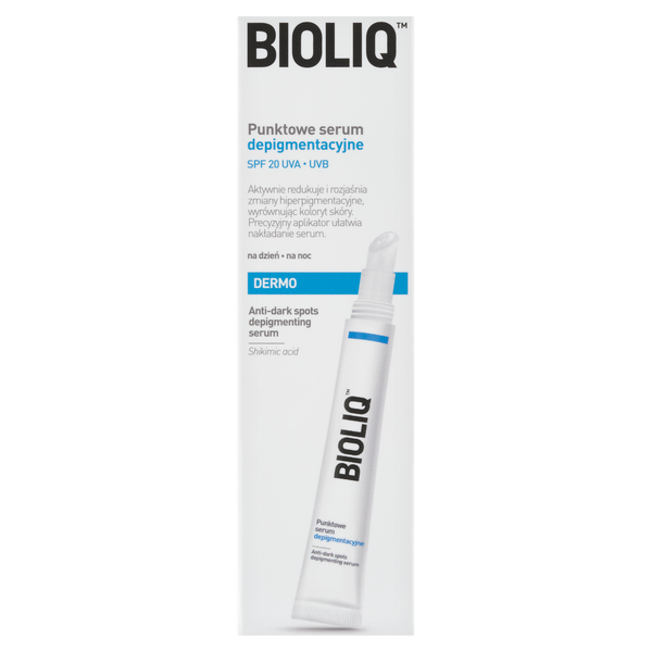 Bioliq Dermo serum punktowe depigmentacyjne do twarzy z SPF20, 10 ml_1