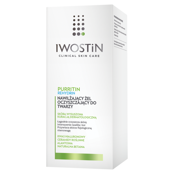 Iwostin Purritin Rehydrin nawilżający żel do mycia twarzy, 150 ml_2