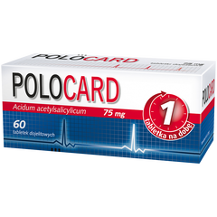 Polocard tabletki dojelitowe 75 mg, 120 tabl./1 opak._1
