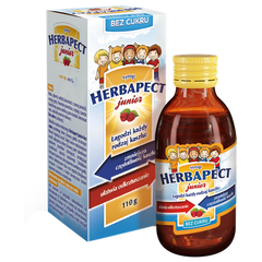 Herbapect Junior bez cukru syrop, 110 g_2