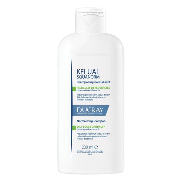 Ducray Squanorm szampon do włosów z tłustym łupieżem, 200 ml_1