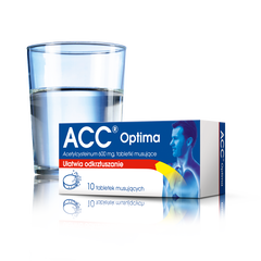 Acc Optima tabletki musujące, 600 ml acetylocysteiny, 10 tabl./1 opak._2