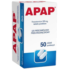 Apap tabletki powlekane, 50 tabl./1 opak._1