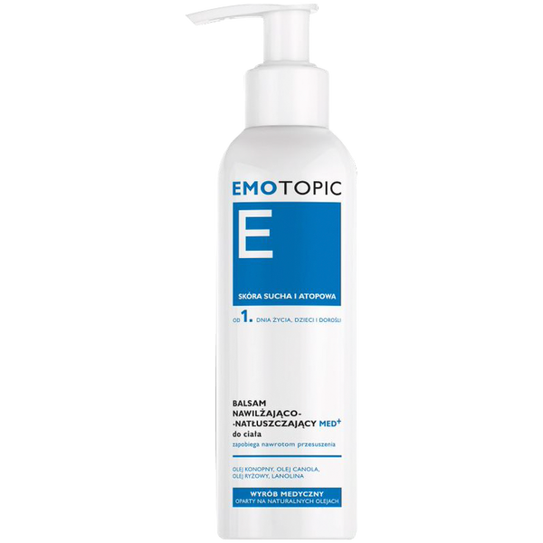 Emotopic Med+ wyrób medyczny: balsam nawilżająco-natłuszczający do ciała do codziennego stosowania, 190 ml_1
