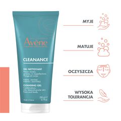 Avène Cleanance żel oczyszczający do twarzy, 200 ml_2