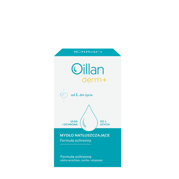 Oillan Derm+ natłuszczające mydło w kostce, 100 g_1