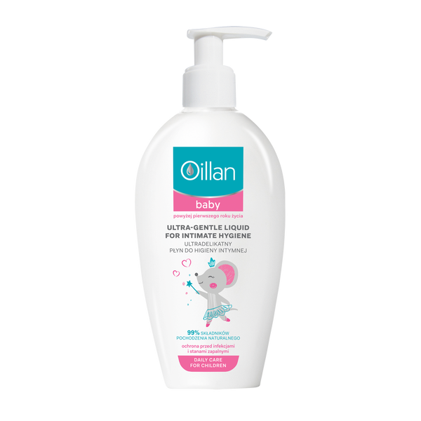 Oillan Intima ultra delikatny płyn do higieny intymnej dla dzieci powyżej 1 roku życia, 200 ml_2