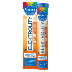 Plusssz Elektrolity Sport tabletki musujące, 24 tabl./1 opak._1