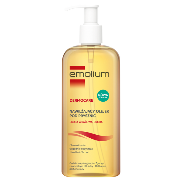 Emolium Dermocare nawilżający olejek do mycia ciała, 400 ml_1