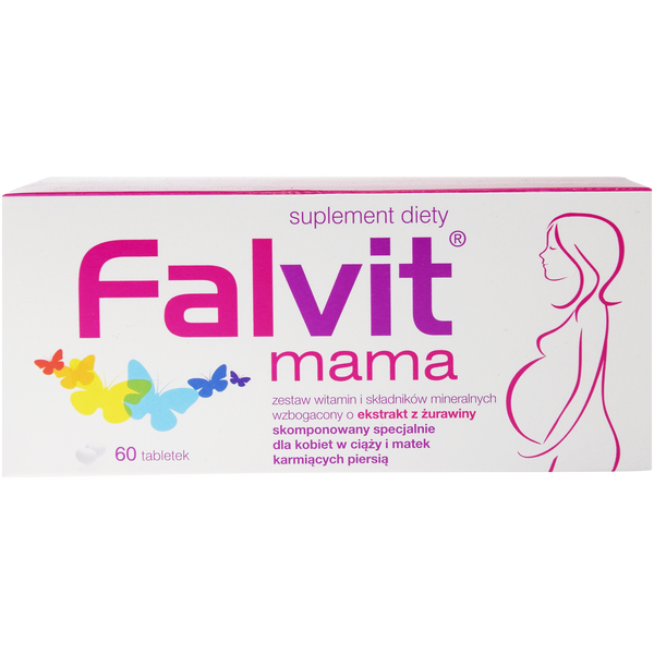 Falvit mama Mama suplement diety dla kobiet w ciąży i karmiących piersią, 60 tabl./1 opak._1