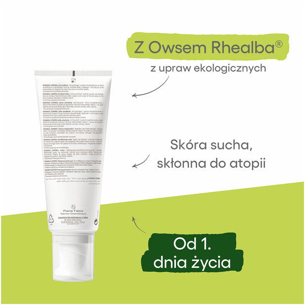 A-Derma Exomega Control mleczko emolientowe do ciała dla skóry suchej i skłonnej do atopii, 200 ml_2