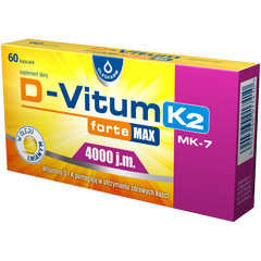 D-Vitum Forte Max K2 MK-7 4000 j.m. suplement diety, 60 kaps./1 opak._1