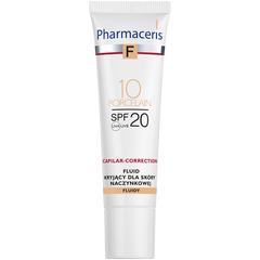 Pharmaceris F Capilar-Correction fluid kryjący dla skóry naczynkowej SPF20 10 porcelain, 30 ml_1