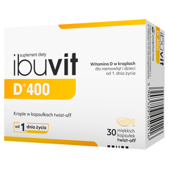 Ibuvit D 400 krople w kapsułkach, 30 kaps./1 opak._1
