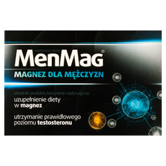 MenMag Magnez Dla Mężczyzn suplement diety, 30 tabl./1 opak._1
