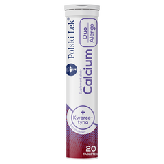 Calcium Duo Alergo tabletki musujące, 20 tabl./1 opak._1