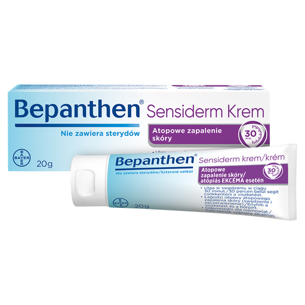 Bepanthen Sensiderm wyrób medyczny: kojący krem, 20 g_1