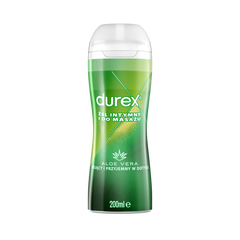 Durex 2w1 Aloe Vera żel intymny i do masażu 2w1, 200 ml_1