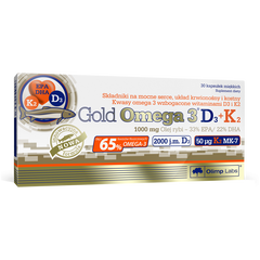 Gold Omega D3+K2 suplement diety, 30 kaps./1 opak._1