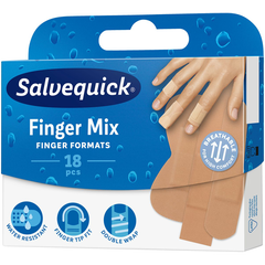 Salvequick Finger Mixed plastry, 18 szt./1 opak._2